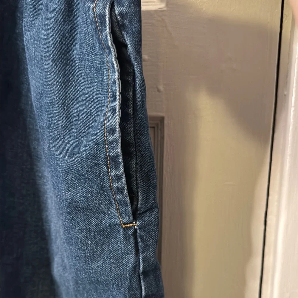 Plus Size Blue Denim Shorts